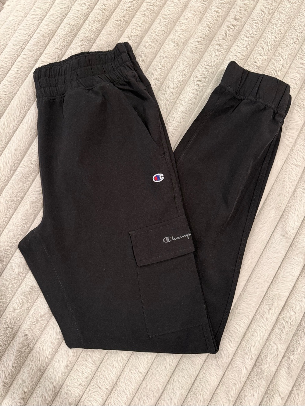 Champion Kids Black Cargo Joggers